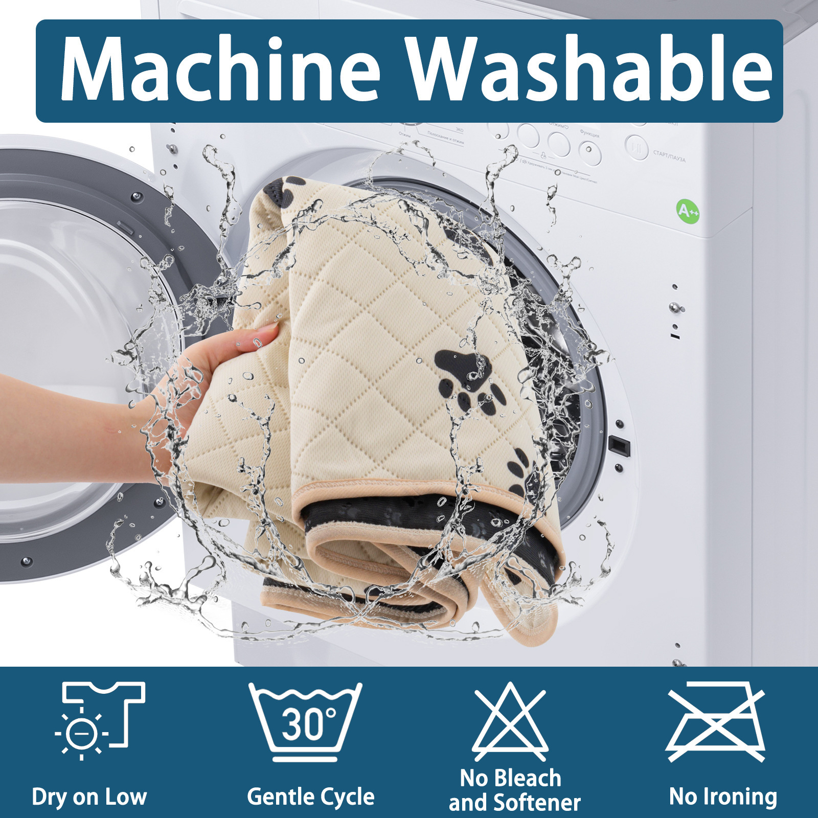 Almohadilla de orina para mascotas transfronteriza almohadilla de orina lavable fácil de secar almohadilla de entrenamiento de gato absorbente instantáneo almohadilla absorbente almohadilla de orina para perros al por mayor