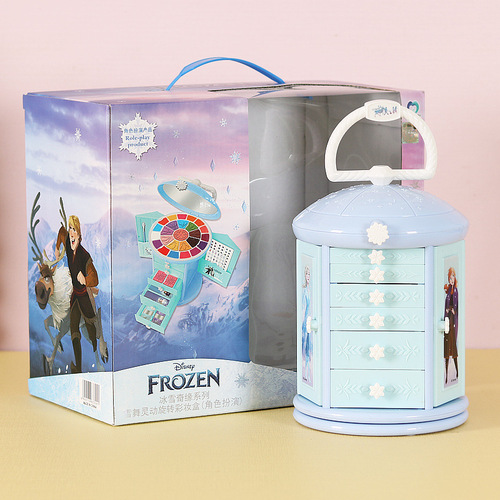 Disney Princess Frozen Children's Cosmetic Set Elsa Little Girl Cosmetic Box Birthday Gift Toy