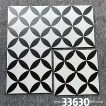 佛山瓷砖厂家300*300防滑哑光小花砖卫浴地面阳台户外
