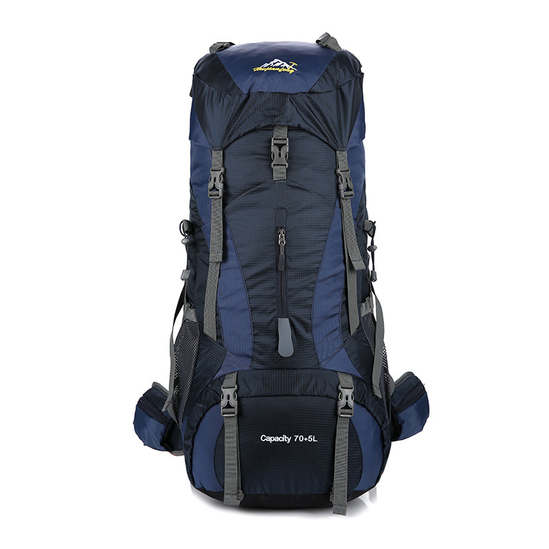 Mochila de Senderismo y Montañismo de Nylon Expansible para Deportes al Aire Libre