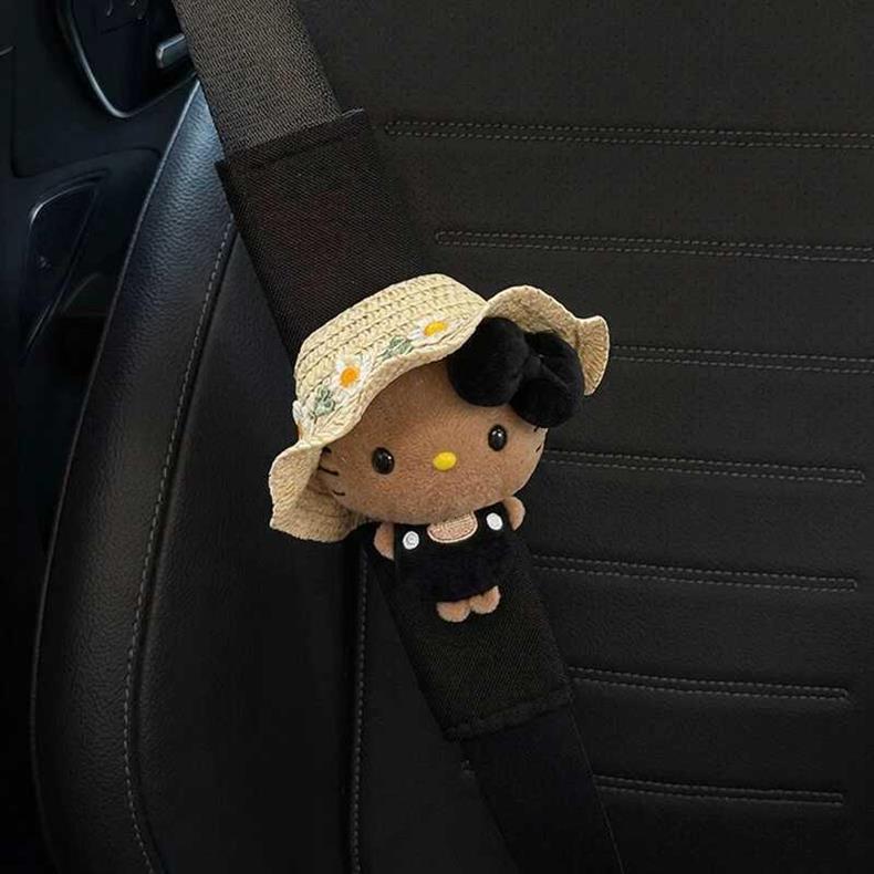 Car Seat Belt Shoulder Pads for Women, Cute and Soft, Anti-Neck Strangulation, Couple's Car Protection and Decorative Covers