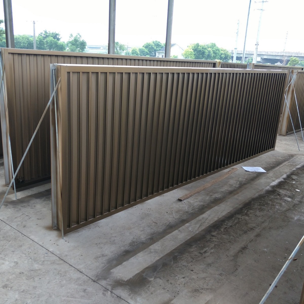 电动防雨百叶窗、集装箱通风百叶窗、防雨通风铝合金百叶窗