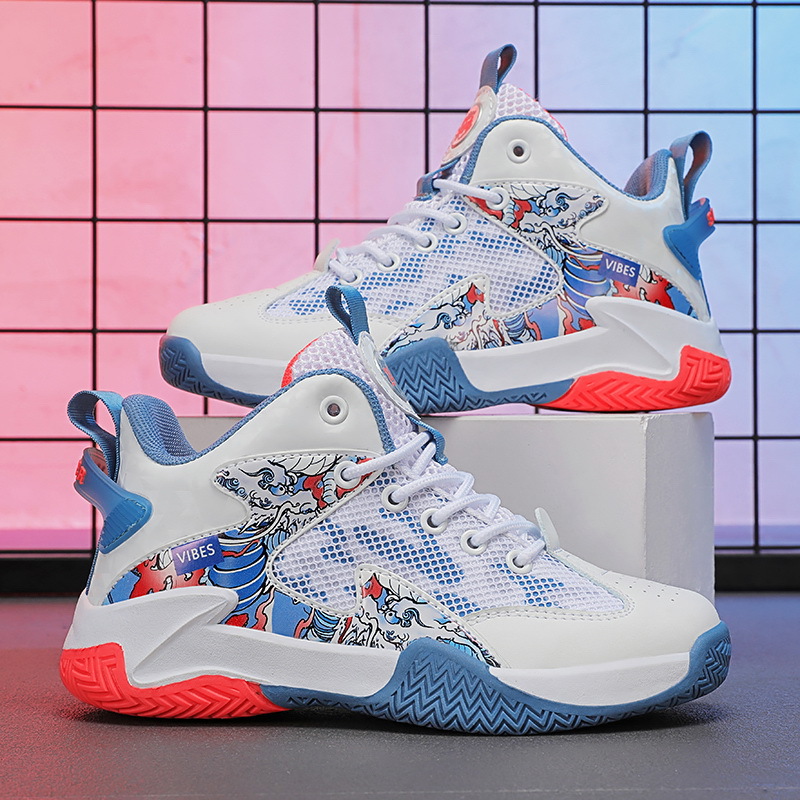 Scarpe da basket per bambini 2024 primavera nuove scarpe sportive e da allenamento professionali per ragazze con tessuto a rete antiscivolo_voghion.com