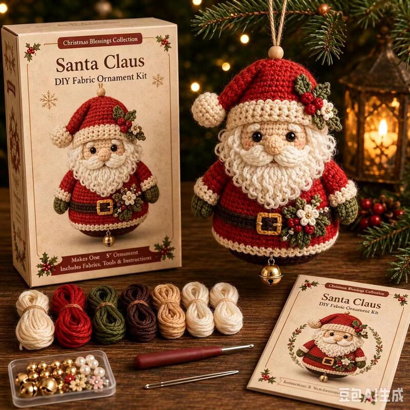 Hand-Crocheted Christmas Ornaments Are Exclusively Available for Cross-Border Sales Hand-Crocheted Christmas Ornaments Are Exclusively Available for Cross-Border Sales