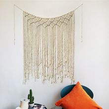 墙面装饰挂件手工编织挂毯 家居壁饰背景墙饰波西米亚挂饰婚礼外