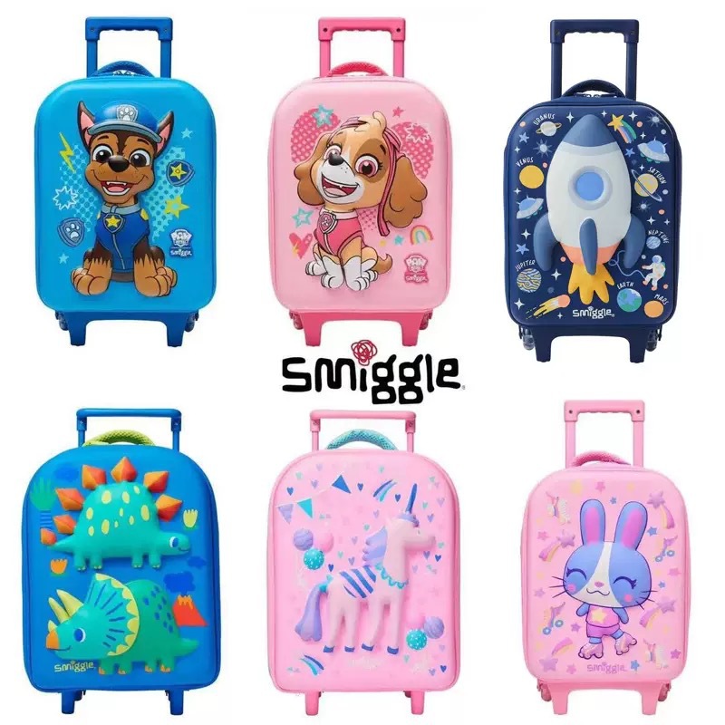 Australia smiggle equipaje para niños súper lindo escuela primaria trolley maleta de viaje caja de almacenamiento para bebé nuevo