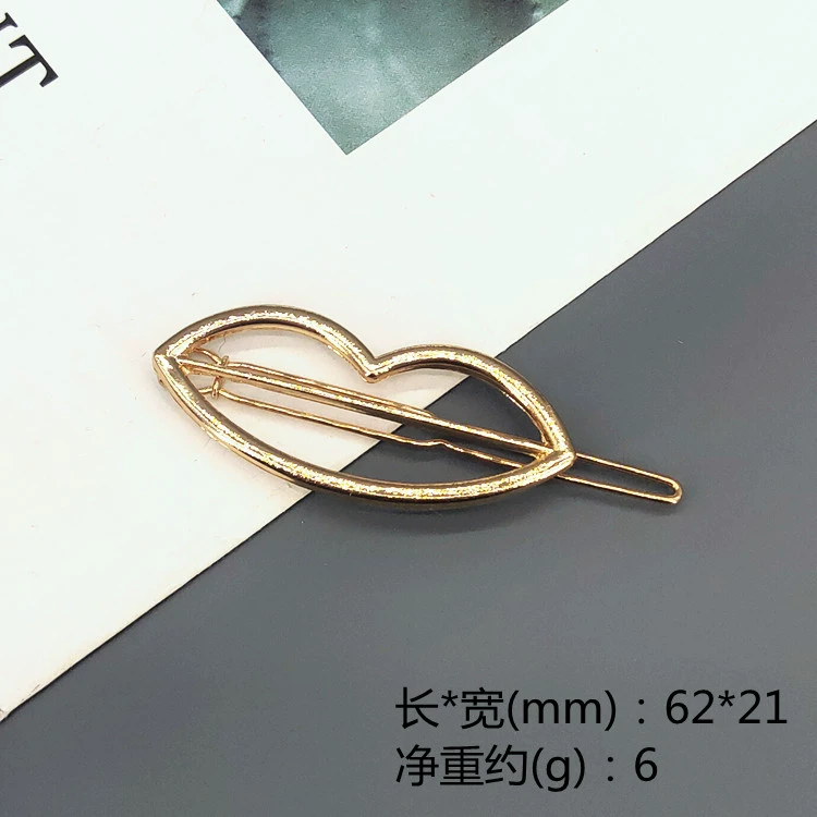 Металлическая зажим для волос, заколка- Crab pin с надписью, аксессуар для волос с бантом, корейский стиль, простой и элегантный дизайн