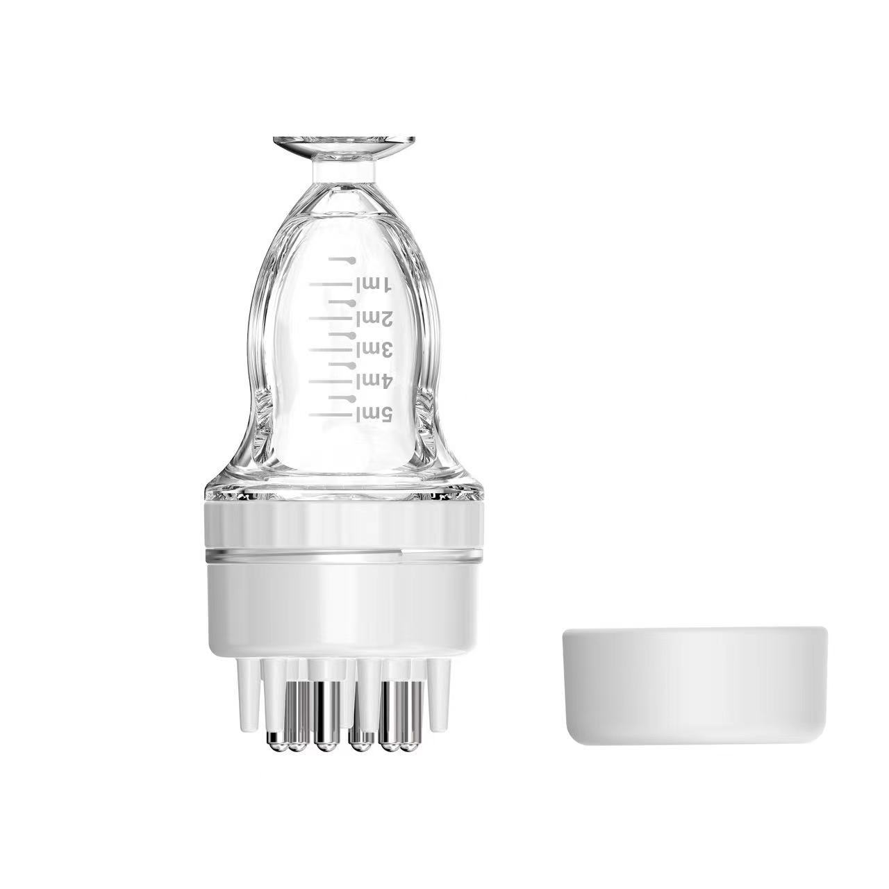 Mino aplicador de medicina del cuero cabelludo cabeza bola masaje medicina dispensador 1mL ridil cuidado del cabello aceite esencial medicina aplicador