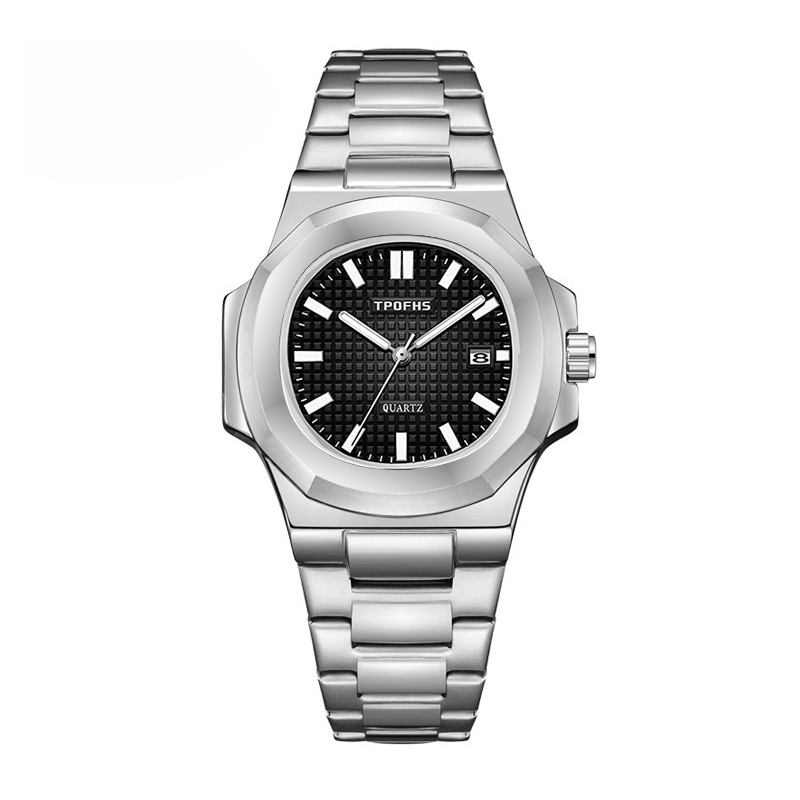 Herrenuhr Parrot Quartz Spiral Simple Calendar Net Red Luminous Steel Belt Watch Herrenmode Business_voghion.com