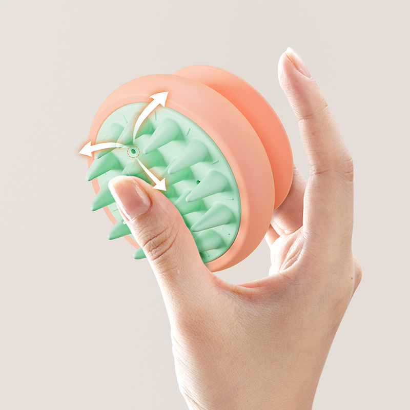 Suction Cup Shampoo Brush Artifact Home Barber Shop Scalp Massage Brush Shampoo Comb Toiletries Cross-border Wholesale