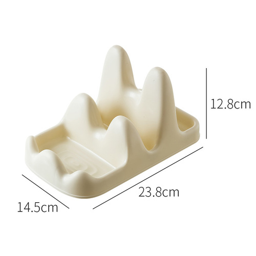 Pot lid rack sitting kitchen countertop with water tray household pot lid chopping board storage rack spatula spoon storage rack