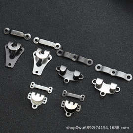 银色枪黑色西裤裤钩调节扣金属钩扣西服裤勾裙子裤子挂钩金属扣