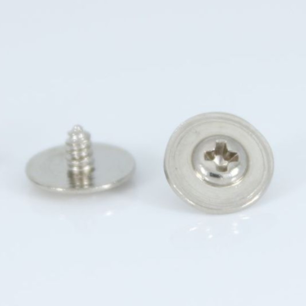 现货批发 带垫自攻螺丝 镀镍 盘头垫片一体 PWA2*3*8 带大介子