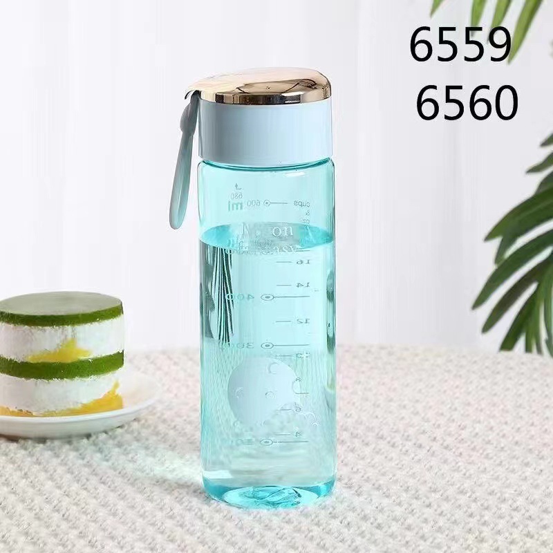 Nueva taza de plástico verano adulto portátil estudiante paja 950ml con cuerda rebote cubierta deportes botella agua