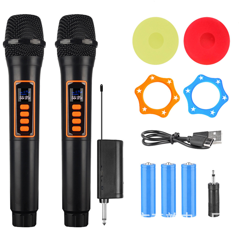 Reverb Cross-Border New Wireless Microphone 2.4g One-To-Two-To-Four Universal Singing Professional Stage Performance Oem
