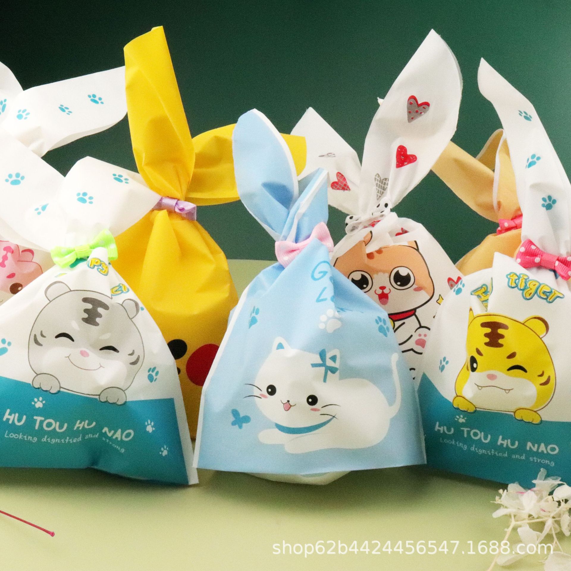 点心袋曲奇饼干袋糖果袋面包月饼袋50个装烘焙包装袋密封保鲜