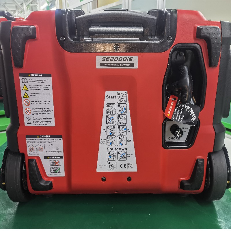 American Standard Gasoline Generator Household Small Silent Variable Frequency 2Kw Rv Generator Outdoor Camping Style Portable
