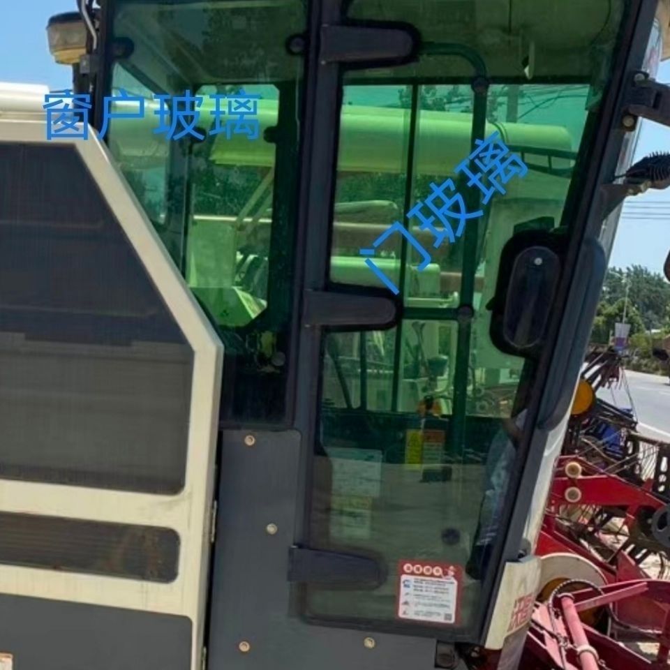 沃德沃得锐龙收割机玻璃钢化门玻璃右门玻璃合页三个门锁总成其它