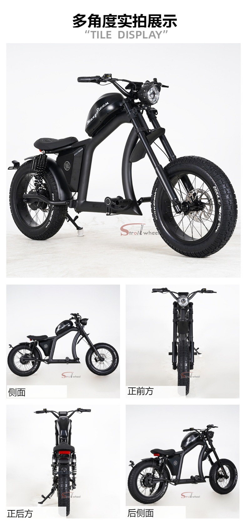 European Warehouse Dropshipping Ft02Eec Model Outdoor Cycling 48V Two-Wheeled Electric Motorcycle Bicycle Ce Certified