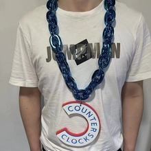 供应EVA球迷大奖牌项链吊坠泡棉EVA项链全手工EVA贴片LOGOABS链条