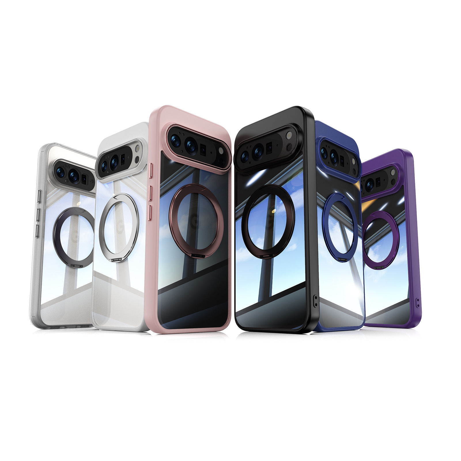 Magnetic Case For Google Pixel 10 Pro Xl With Rotating Kickstand_voghion.com