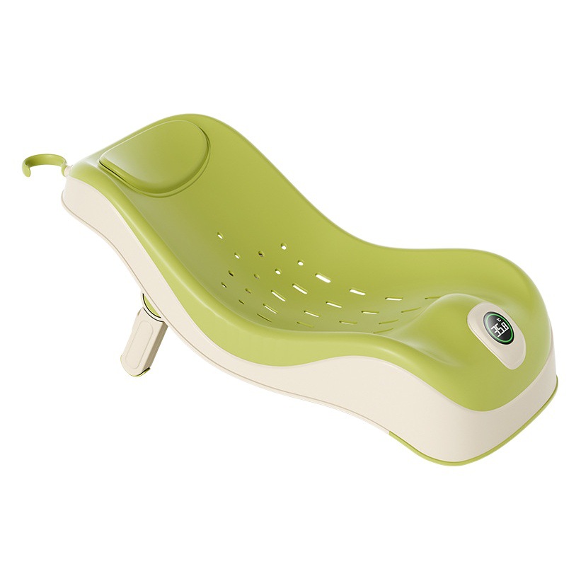 Sensible a la temperatura del bebé estante de baño RED DE BAÑO reclinable bebé acostado soporte antideslizante estera recién nacido baño plegable cama de baño