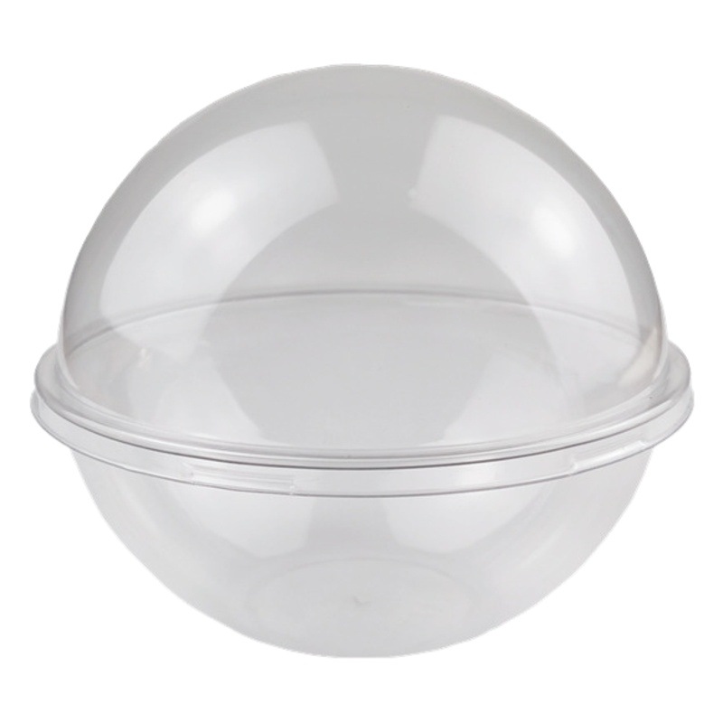 Caja de embalaje de pastel de cumpleaños de San Valentín caja de cristal transparente Bola de mousse de Navidad huevo de coco fruta caja de embalaje de pesca