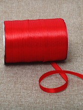 0.5cm大红绸带丝带包装礼品茶叶盒飘带布带装裱缎带织带彩带新品