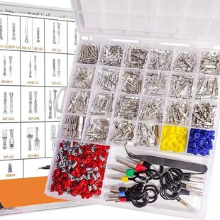 25 types 660pcs 1/1.5/1.8/2.2/2.8/3.5/4.8/6.3mm automotive connector kit