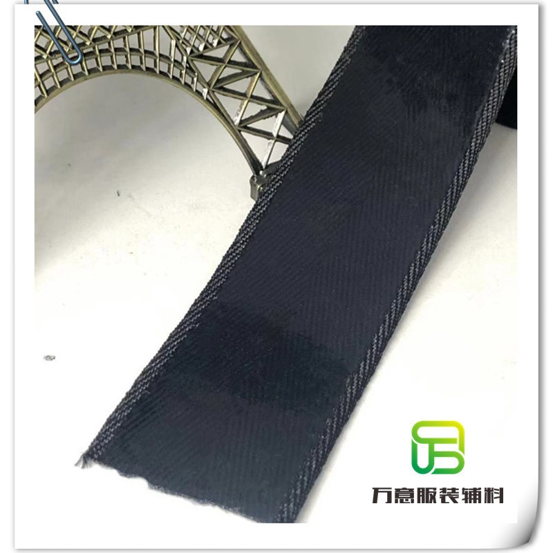 4.8cm黑色人字带滴 硅胶，防滑织带（防滑织带用于儿童座椅）