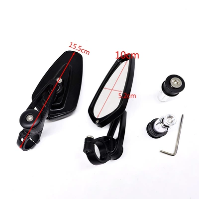 Car mirror hand mirror universal white glass
