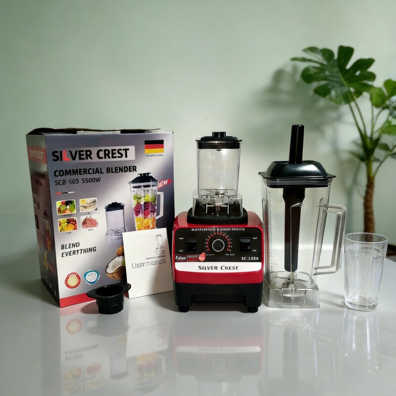 Double-Cup Large-Capacity Blender 220V Household Multifunctional Food Processor Grinder Mixer Cross-Border Wholesale