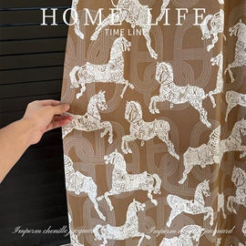 布艺窗帘;布艺窗纱;色织、提花布