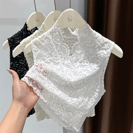 蕾丝衫雪纺衫;女式T恤;吊带背心