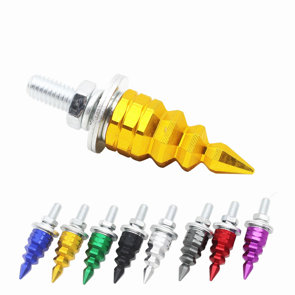 摩托车改装牌照架宝塔螺丝 宝塔头螺丝 车牌螺丝 鬼头装饰螺丝