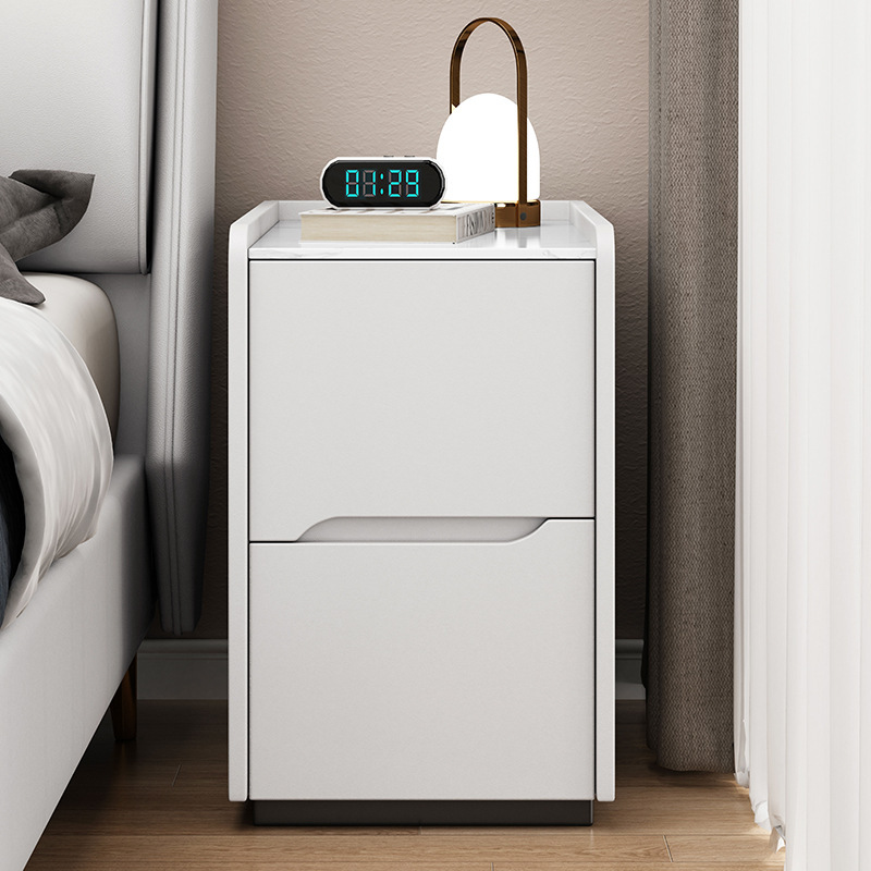 Super estrecha simple moderna meseta de cabecera lujosa alta sensación de madera sólida pequeña cama gabinete ultra estrecho gabinete de hendidura del dormitorio pequeño gabinete