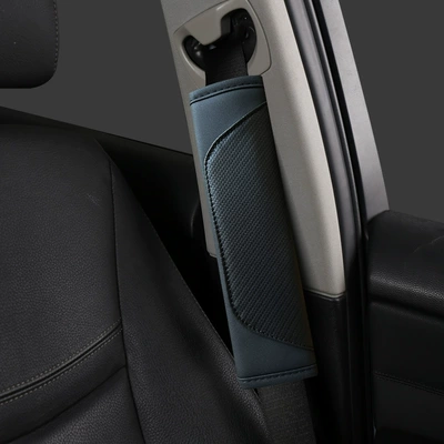 Belt Cover, Seat belt shoulder pad - black-black-line-1
