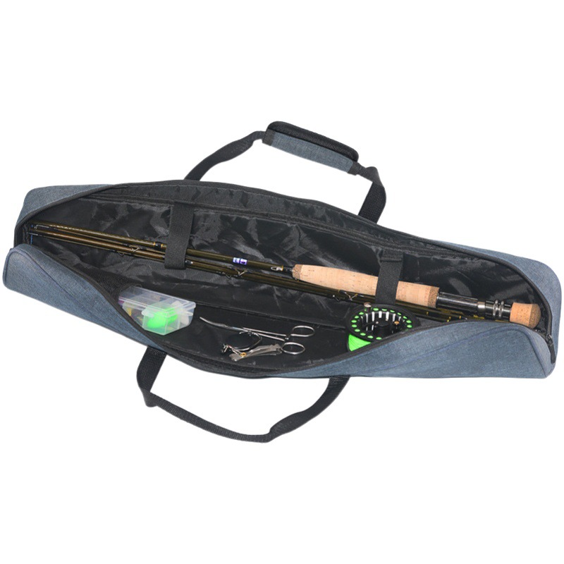 Weihe mosca varilla rueda traje 2,43 m alto carbono 4-Sección varilla doble varilla ligeramente mosca línea de pesca cebo varilla combinación corriente