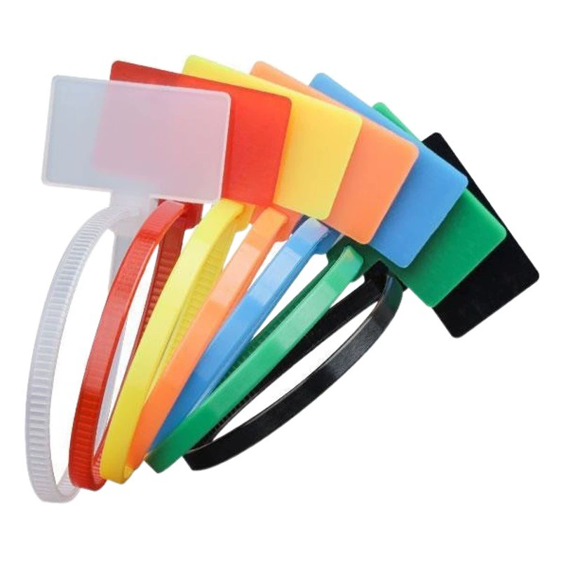 Цветные нейлоновые стяжки для кабеля 3*100, водонепроницаемые, для маркировки и организации сетевого кабеля