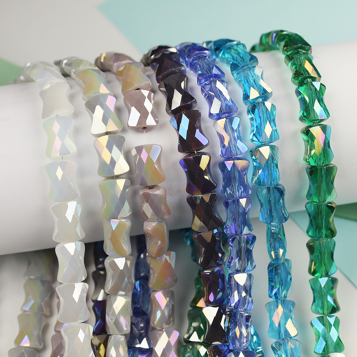 glass bamboo bracelet