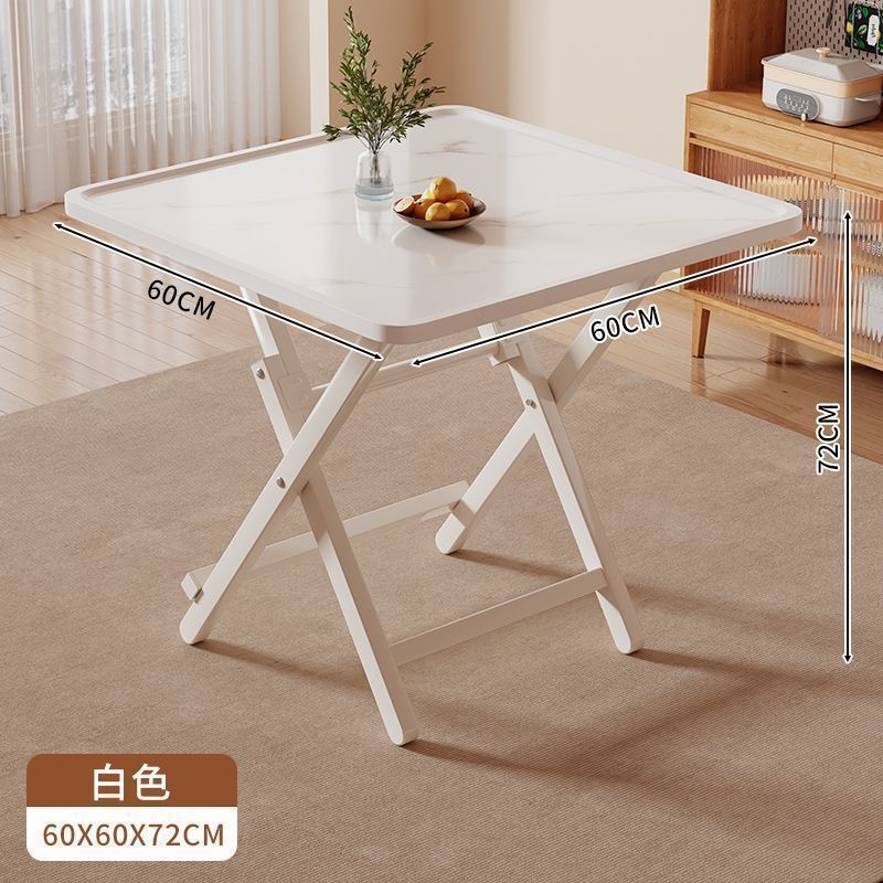 Mesa de mahjong doméstica, mesa de comedor multifuncional, mesa de comedor de doble propósito, mesa de mahjong pequeña, mesa de ajedrez y tarjetas de fricción manual, mesa cuadrada plegable