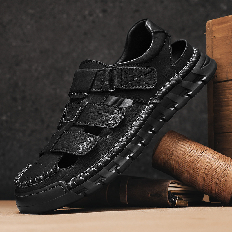 Cross-border Large Size 25866 Casual Sandals, Versatile Shoes, Men's Outdoor Slip-on Shoes_vogvips.com