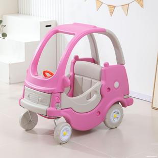 Children's Pedal Car Sliding Walker Kindergarten Four-Wheel Small Rv Princess Car Amusement Naughty Castle Plastic Toy