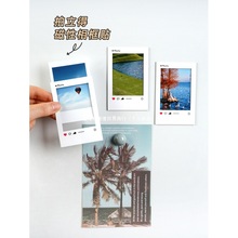 拍立得相框冰箱贴磁贴磁力贴三寸毕业照片磁性磁吸小卡展示架批发