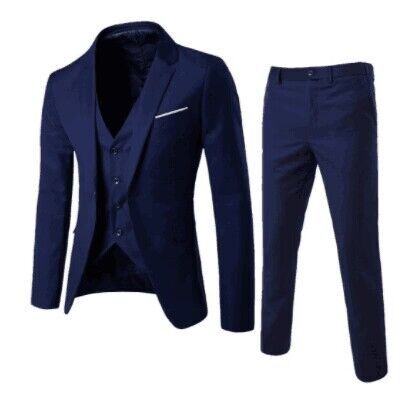 スーツのスーツの男性の3つのセットのビジネスのレジャーのスーツの職業の正装の連れ合いの服の新郎の結婚式のドレスの夏