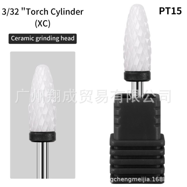 Manicura ordinaria Cabeza de pulido de cerámica Descargador de armadura Taladro de piel muerta Taladro de pulido de uñas Accesorios de amoladora eléctrica Cabeza de herramienta