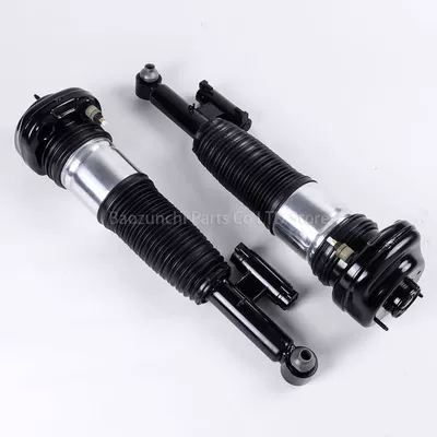 Air suspension shock absorber damping system