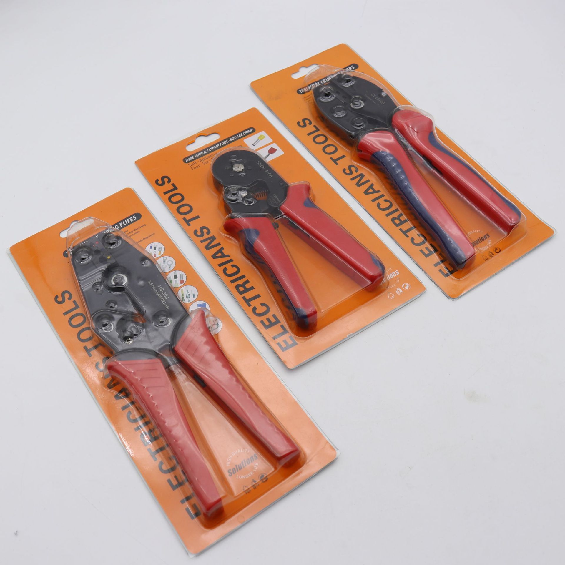 跨境电商专供MC4连接器套装光伏压线钳太阳能板安装专用工具套装