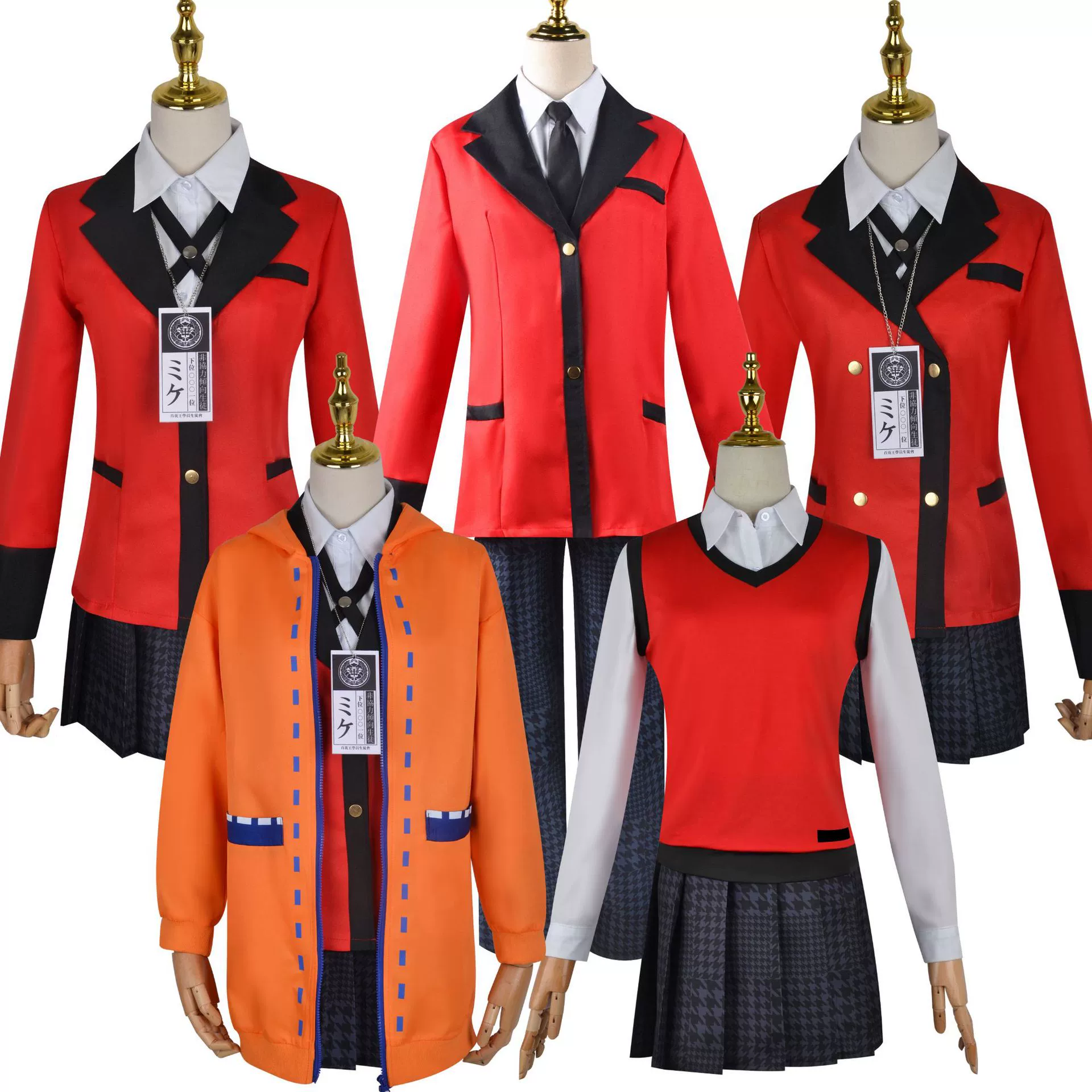 Костюм для косплея Kakegurui: Момомия Чиhiro, Шизуо, Момомия Нозоми, косплей Хуанцюань Юэ Луны.