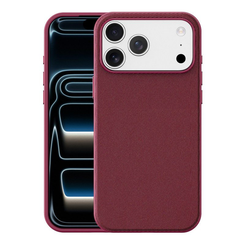 Suitable for Apple phones, this magnetic phone case features a textured fabric design and provides drop protection. It is compatible with the iPhone 18 Pro Max and uses a magnetic attachment system Suitable for Apple phones, this magnetic phone case features a textured fabric design and provides drop protection. It is compatible with the iPhone 18 Pro Max and uses a magnetic attachment system
